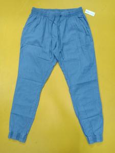 Haut de gamme marque authentique étiquettes femmes Denim automne décontracté régulier cordon plat antistatique pantacourt bangladeshi - Product Image 6
