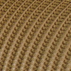 Офисные принадлежности золотого цвета с нейлоновым покрытием, катушки для связывания с двойной петлей - Product Image 3