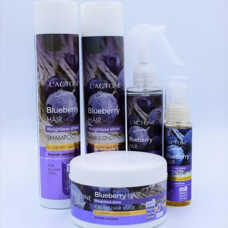 Haarverzorging Spa Kruiden Formule Natuurlijke Haar Behandeling Blueberry