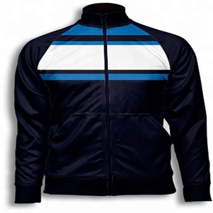 Chaqueta de cuero de poliéster impermeable para entrenamiento deportivo de invierno Cierre de cremallera transpirable Estampado de sublimación Tallas grandes para hombres - Product Image 5