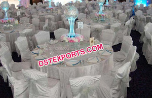 Mantel de roseta de satén redondo para boda, flor de satén para boda, mantel, Rosa real, azul, superposiciones de mesa - Product Image 6