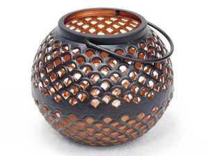 ล่าสุดตกแต่งบ้านโบราณ FILIGREE รอบทองโคมไฟพายุเฮอริเคน - Product Image 5