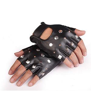 2025 nuevos modelos hechos a medida medio dedos guantes de mano guantes deportivos ciclismo Biker malla transpirable con piel de cabra de cuero genuino - Product Image 5