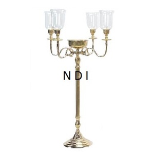Soporte de vela de Metal de hierro de 5 brazos, soporte de vela más vendido para decoración de fiesta de boda, uso decorativo para fiesta de Navidad - Product Image 3