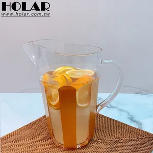 Holar-Jarra de cristal hecha a mano, exprimidor de agua y bebidas, diseño dorado moderno, Taiwán