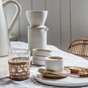 Chaise de salle à manger en rotin naturel, style ethnique - Product Image 6