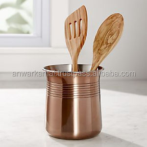 Premium Quality 100% Pure Copper Cutlery Holder Copper Table Ware <b>Spoon</b> Holder - Product Image 2