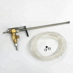 स्टेनलेस स्टील बियर बंदूक Homebrew Kegging बोतल भराव बियर CO2 स्प्रे Homebrew Kegging बोतल भराव के साथ गेंद ताला नली - Product Image 4