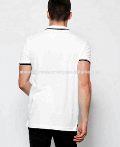 Vente en gros directe d'usine de polos avec broderie sur mesure polo pour hommes logo personnalisé/Polo à manches courtes en piqué - Product Image 3