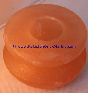 Candelabro con diseño de sal de roca de cristal rosa del himalaya Natural, hecho a mano, Cubo de luz de té, corazón cilíndrico - Product Image 3