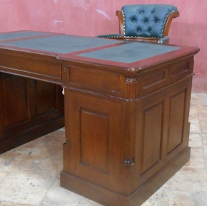 Classic Furniture Mahogany Indonesia - Partner <b>Desk</b> Classic Office Furniture - Product Image 4
