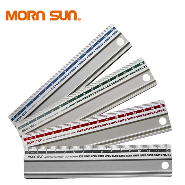 Top Quality 1 Side Bevel Scale Custom Logo Aluminium Scale Rulers