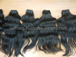 Extensions de cheveux humains Remy du Cambodge, longueur 8-28 pouces, vierges, double trame, fabriquées à la machine - Product Image 3