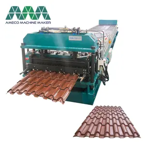 Portable Step Tile Profile Steel Roof Roll Forming Machine