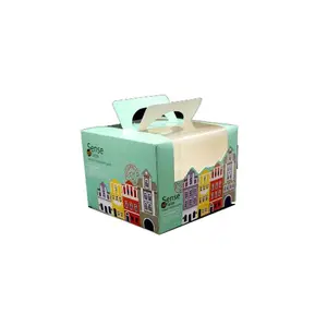 漂亮的纸蛋糕盒蛋糕盒包装销售