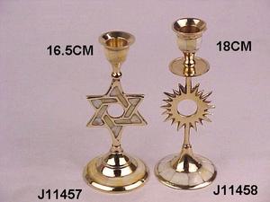 ผู้ถือเทียนหล่อทองเหลืองทำจากมุกโมเสครูปดาวและผู้ถือเทียนก้านดวงอาทิตย์ตกแต่งบ้าน - Product Image 3