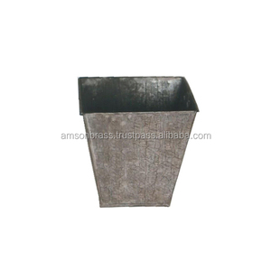 กระถางดอกไม้และชุดปลูกต้นไม้ทรงกลมทำด้วยมือทำจากโลหะทองแดง3ชิ้น - Product Image 5