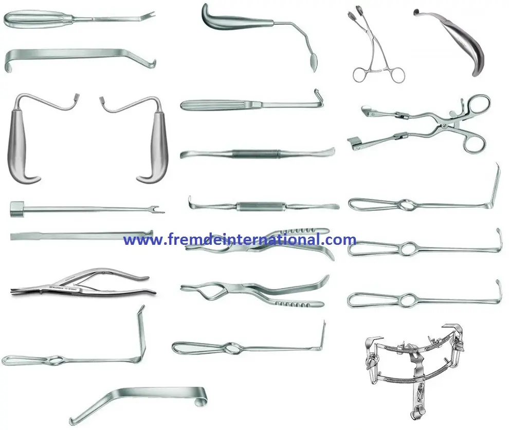 الوجه والفكين أدوات جراحية مجموعة كاملة من 22 قطعة معتمدة من قبل CE