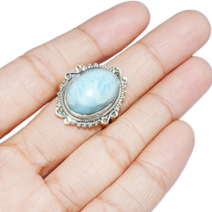 Anillo de Plata de Ley 925 con forma ovalada, joyería de plata - Product Image 4