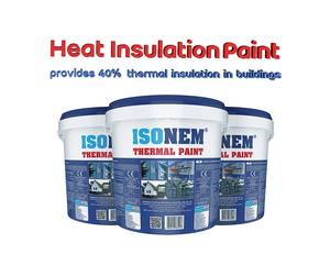 Peinture thermique Isonem Extérieur/Intérieur Isolation thermique Imperméabilisation Ignifuge Insonorisation Garantie 5 ans et plus Utilisation hôtelière - Product Image 2