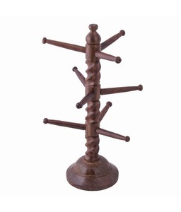 Support de bracelets en bois massif, support pour bracelets et accessoires, fait à la main - Product Image 3