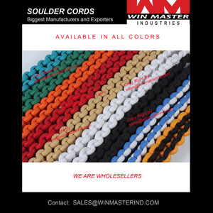 Cordón de Hombro Trenzado de Poliéster Ceremonial de Aviación Win Master, Mejor Venta, con Muestra Gratis - Product Image 2