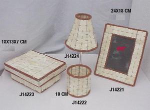 Soporte de vela con incrustaciones de hueso hecho a mano de alta calidad y caja en acabado pulido Natural decoración del hogar artículos de arte de hueso artesanías con incrustaciones - Product Image 6