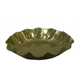 Nouveau Design Brillant Rond martelé Laiton Bol de Service - Product Image 5