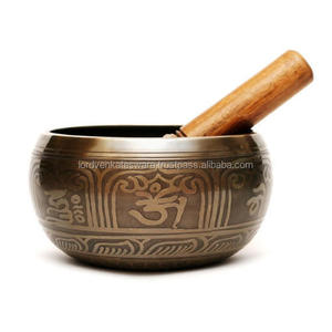 Cuenco Tibetano de Latón Pulido - Tema Musical Vajilla Navideña - Product Image 1