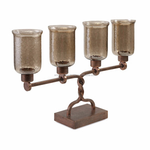 Support de bougie de célébration de mariage avec candélabre en verre - Product Image 5