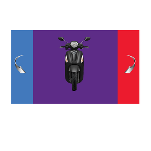 Hecho en vietnam, moda, scooter de gas, 125 cc (grandevpremium), Blanco/negro - Product Image 1