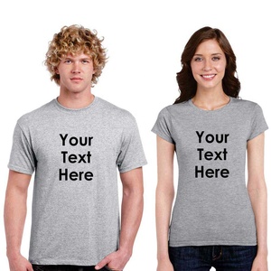 Unisex Short Sleeve T-Shirt Custom Logo Design High Compression Breathable Jersey Poly Cotton Opt White Summer Solid Plus Size - Product Image 6