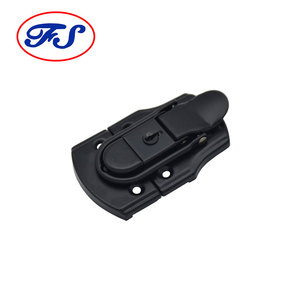 Fsda — <span class=keywords><strong>serrure</strong></span> à loquet noire pour bagages, boîte à outils brillante, plastique résistant - Product Image 2