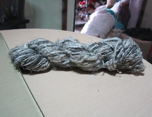 เส้นด้ายไหมกล้วยรีไซเคิล100% ทำด้วยมือลายย้อมอย่างยั่งยืนเป็นมิตรต่อสิ่งแวดล้อมสำหรับการถักแบบถัก - Product Image 6