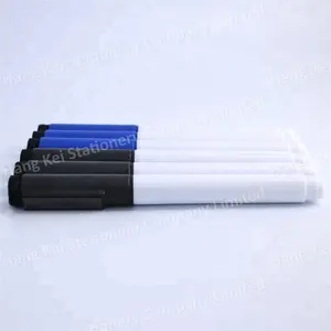 Stationery magnetic dry erase eraser with whiteboard marker pen