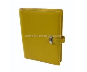 Fundas de cuero hechas a mano para libros, cubierta negra de cuero genuino para diarios - Product Image 3