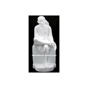 รูปปั้นทางศาสนาของตกแต่งบ้านรูปปั้นขัดหินอ่อน Makrana ที่ทนทาน - Product Image 1