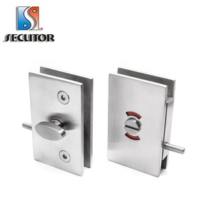 Mechanical Glass to Glass Sliding Double <b>Door</b> Shower Room Marine <b>Door</b> Hardware Lock/<b>door</b> Hardware Handle - Product Image 3