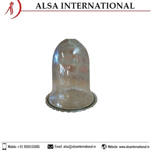 Tarro de campana de cúpula de cristal superior exportador a granel de etiqueta privada para decoración de bodas Fabricación de tarros de campana de cristal de India - Product Image 2