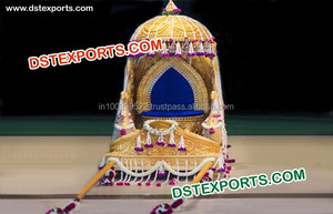 Doli de Boda Estilo Mugal, Tradicional Doli de Metal de Latón para Bodas Indias, Dolis para Bodas Musulmanas - Product Image 4
