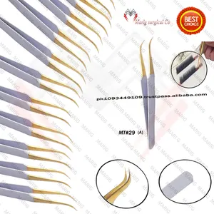 Best Selling Rvs Wimper Pincet Hoge Kwaliteit Make Up Gereedschap Wimper Extension Tweezer