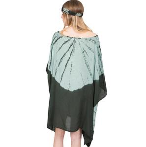New Designer Girls Beach Wear Tie & Dye Rayon Summer Short <b>Poncho</b> Kaftan Cover up <b>Women</b> Dress - Product Image 3
