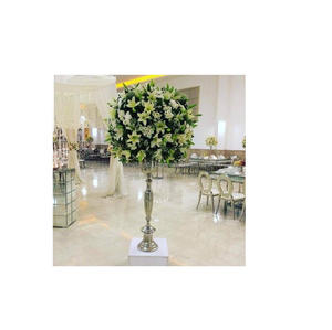 Vase à fleurs en cristal transparent, Pot de fleurs en métal, nouveau Design, disponible en vente en gros, planificateurs de prix - Product Image 4