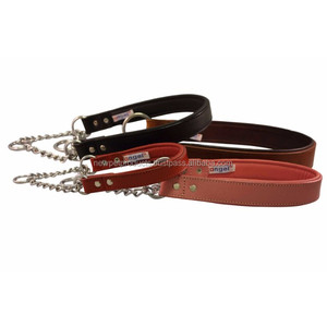 Fabricant de colliers pour animaux de compagnie Vente en gros de colliers de chien en cuir classiques à la mode imperméables durables et doucement rembourrés pour chiens de taille moyenne - Product Image 4