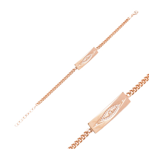 Pulsera de diseño de ojo para mujer, joyería de plata de ley 925 hecha a mano, moda para mujer, chapado en oro - Product Image 1