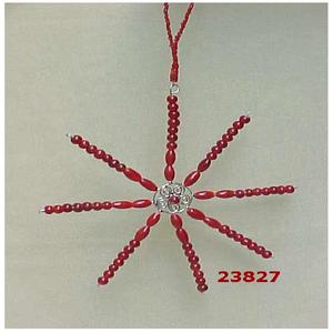 Adorno navideño colgante con cuentas hecho a mano para Decoración - Product Image 2