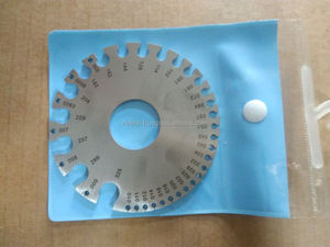 Vòng Kim Loại Mới AWG SWG Máy Đo Độ Dày Dây Máy Đo Thước Đo Công Cụ Đường Kính - Product Image 3