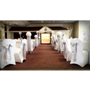 ดอกไม้คริสตัลหรูหรายืนสำหรับงานแต่งงาน centerpieces บนพื้นดอกไม้โลหะสูงยืนออกงานปาร์ตี้ตกแต่งโต๊ะ - Product Image 1