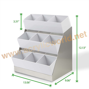 2-Piece Single Serve <b>Coffee</b> <b>Pod</b> <b>Drawer</b> and Condiment Organizer Station - Product Image 3
