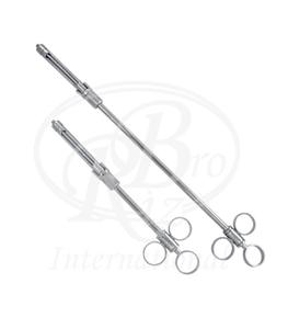 Jeringas de Bloqueo Nervioso Rizbro International Wolf Tooth, Instrumento Veterinario de Latón Cromado para Uso Dental Equino - Product Image 1